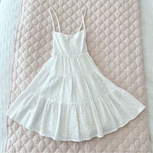 BEAUTIFUL Joie White Eyelet Spaghetti Strap Dress | Girls 5T